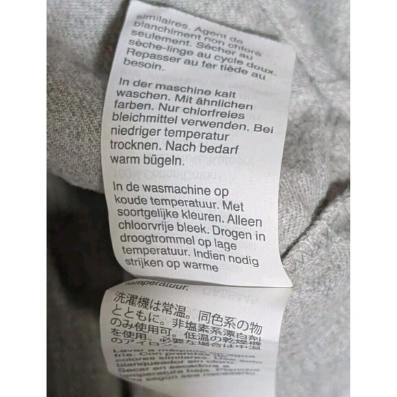 Madewell gray flannel tie-front shirt XS soft cotton button down top J.Crew N93 - Picture 7 of 11